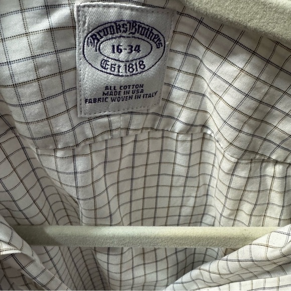 Brooks Brothers Men’s Cotton Button Down Long Sleeve Dress Shirt - Picture 2 of 5